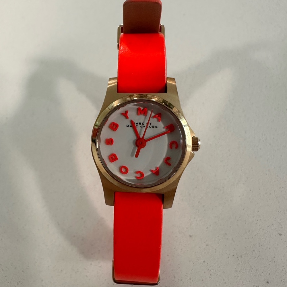 Marc Jacobs Watch - Orange Leather